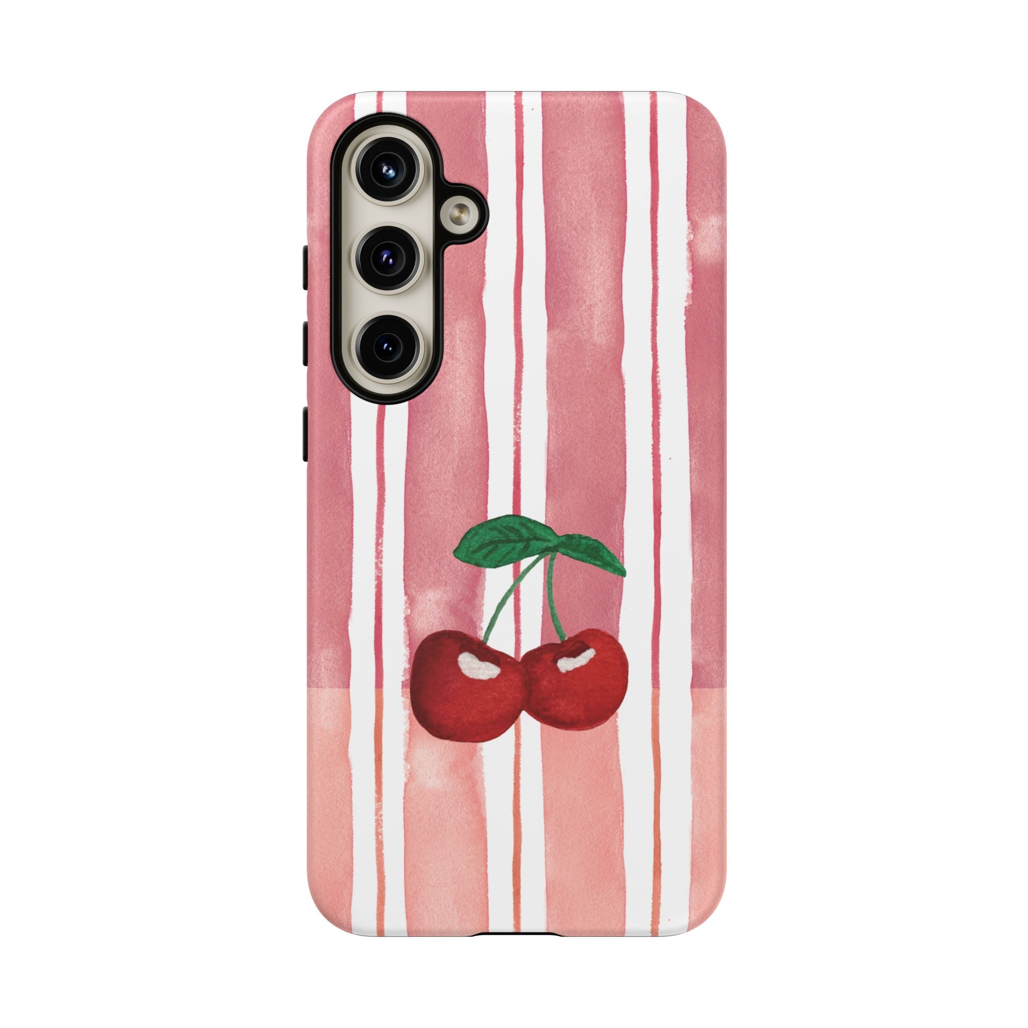 Cherry Orchard Stripes Phone Case