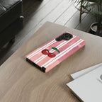Cherry Orchard Stripes Phone Case