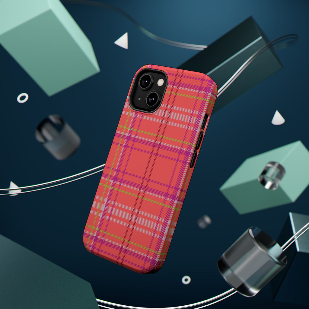Golden Girl Plaid Magnetic Phone Case