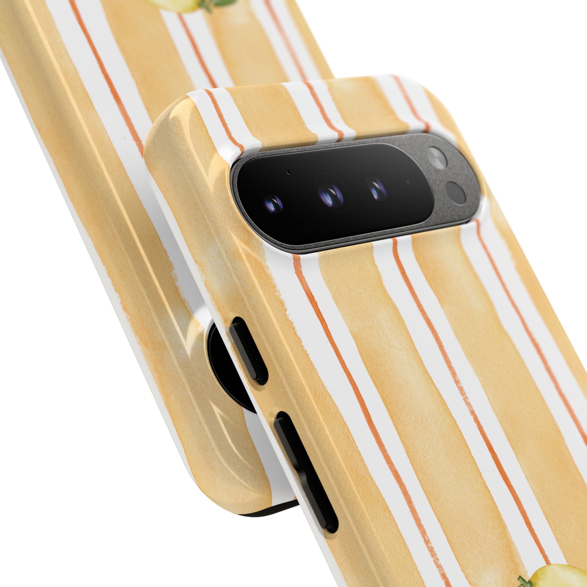 Lemon Orchard Stripes Phone Case
