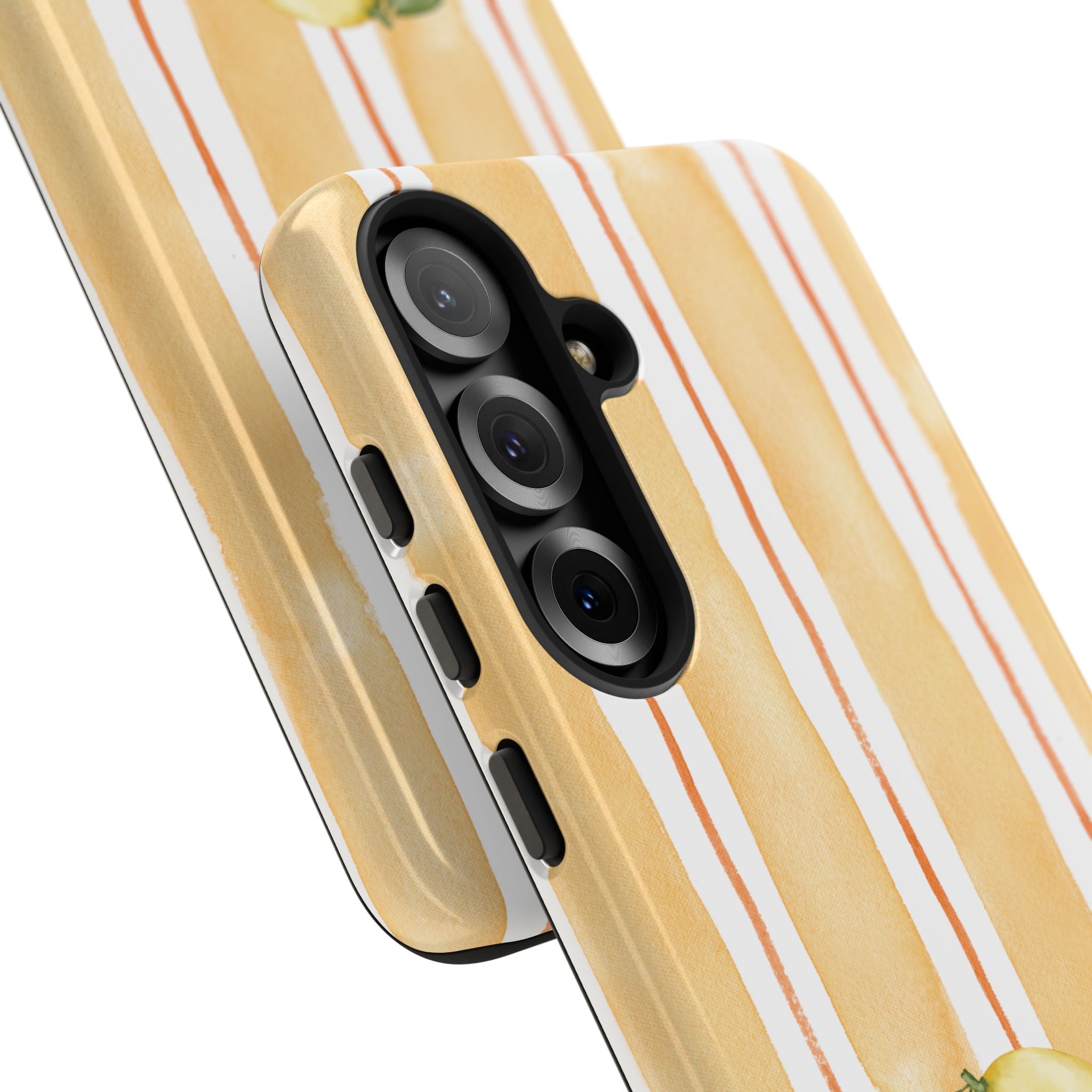 Lemon Orchard Stripes Phone Case