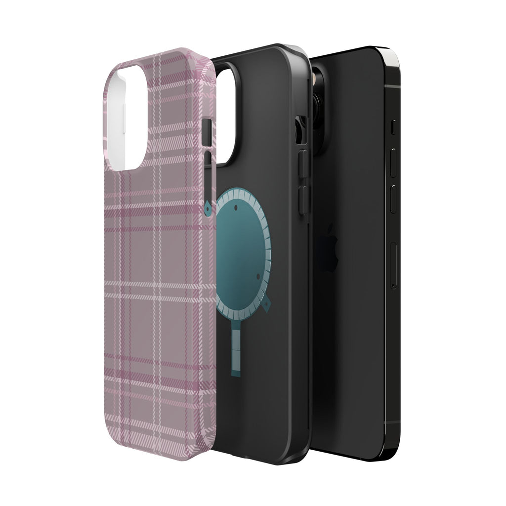 The Plaid Edit Mauve Phone Case