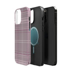 The Plaid Edit Mauve Phone Case