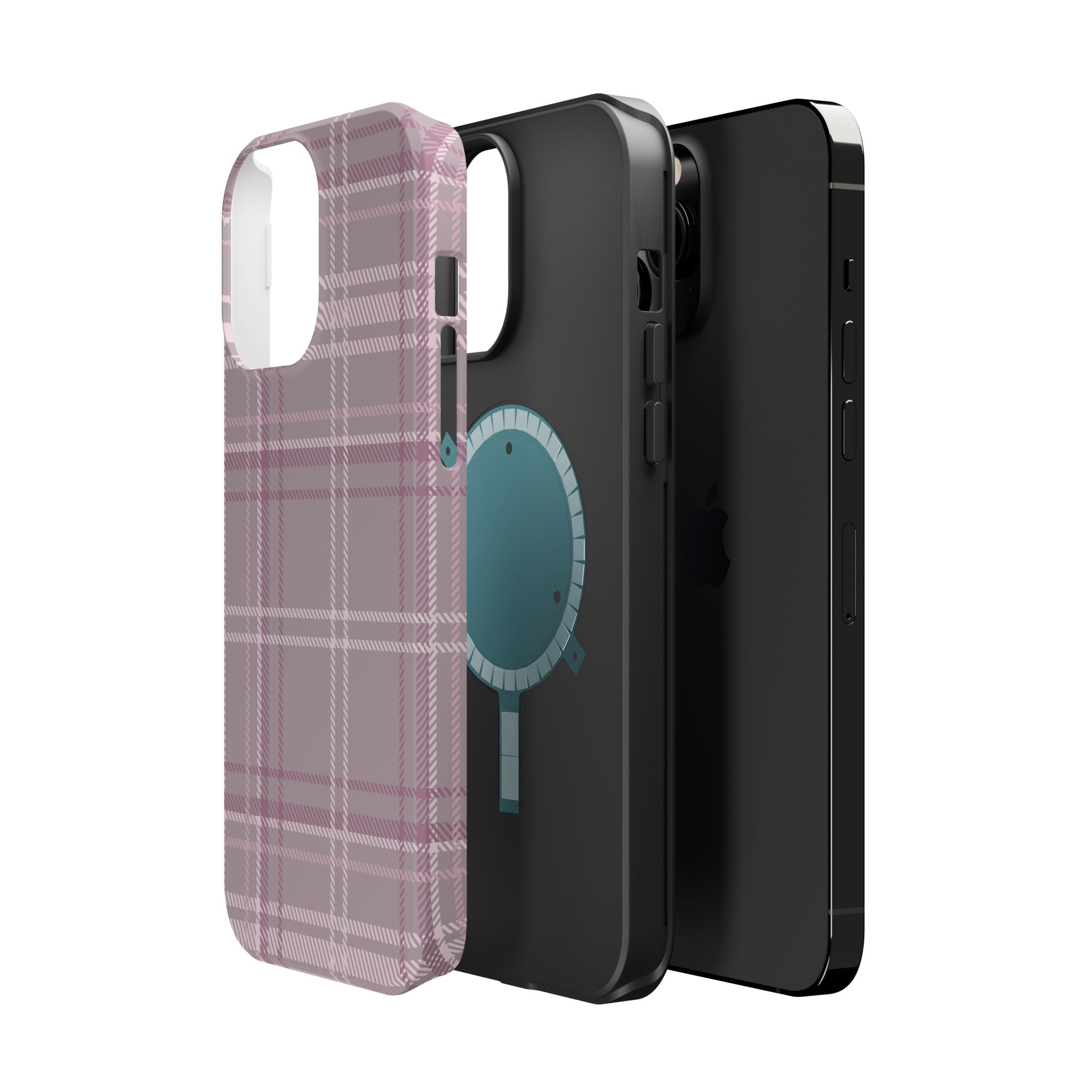 The Plaid Edit Mauve Phone Case