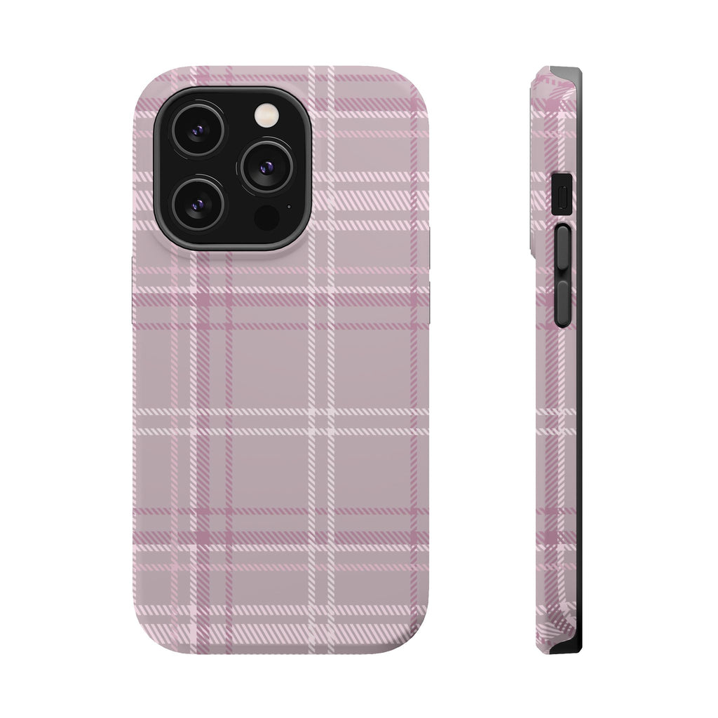 The Plaid Edit Mauve Phone Case
