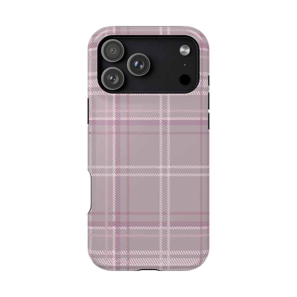 The Plaid Edit Mauve Phone Case