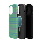 Fresh Energy Plaid Magnetic Phone Case