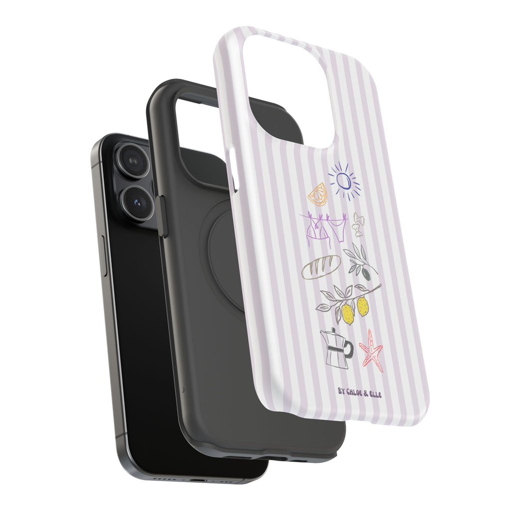 Amalfi Dreaming Petunia Phone Case