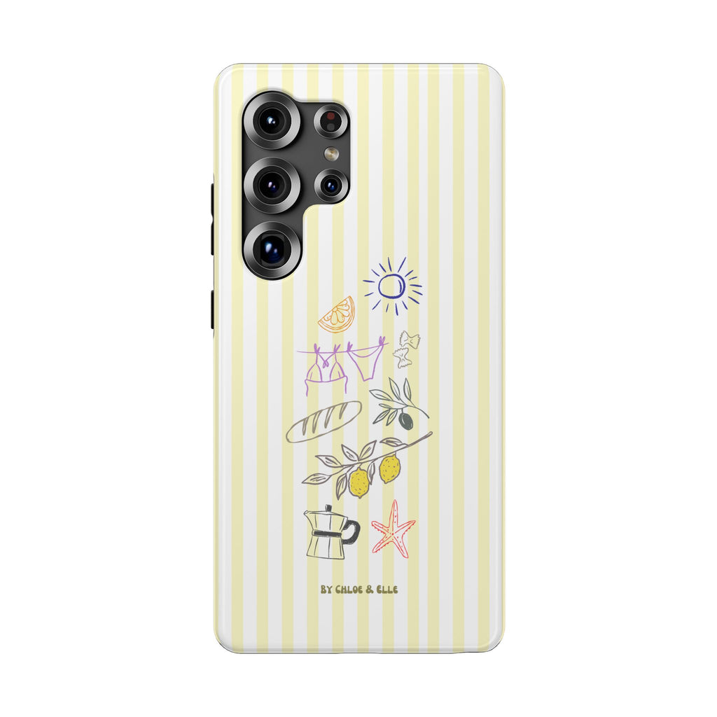 Amalfi Dreaming Lemon Phone Case