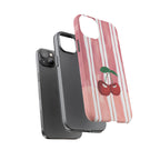 Cherry Orchard Stripes Phone Case