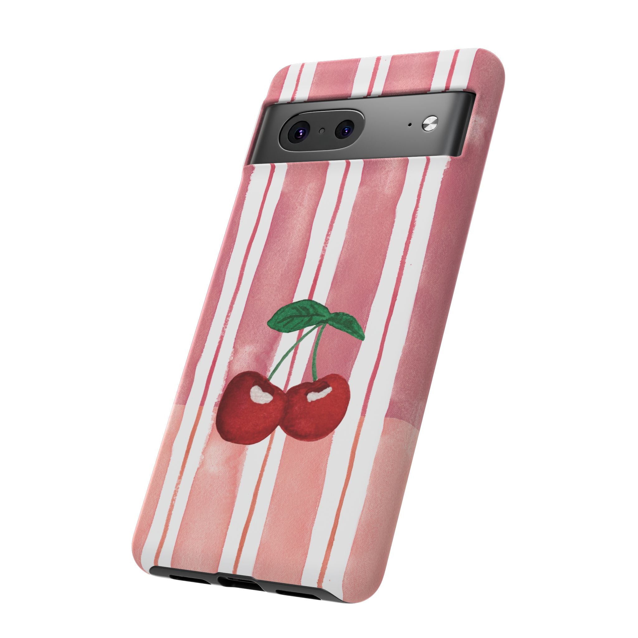 Cherry Orchard Stripes Phone Case