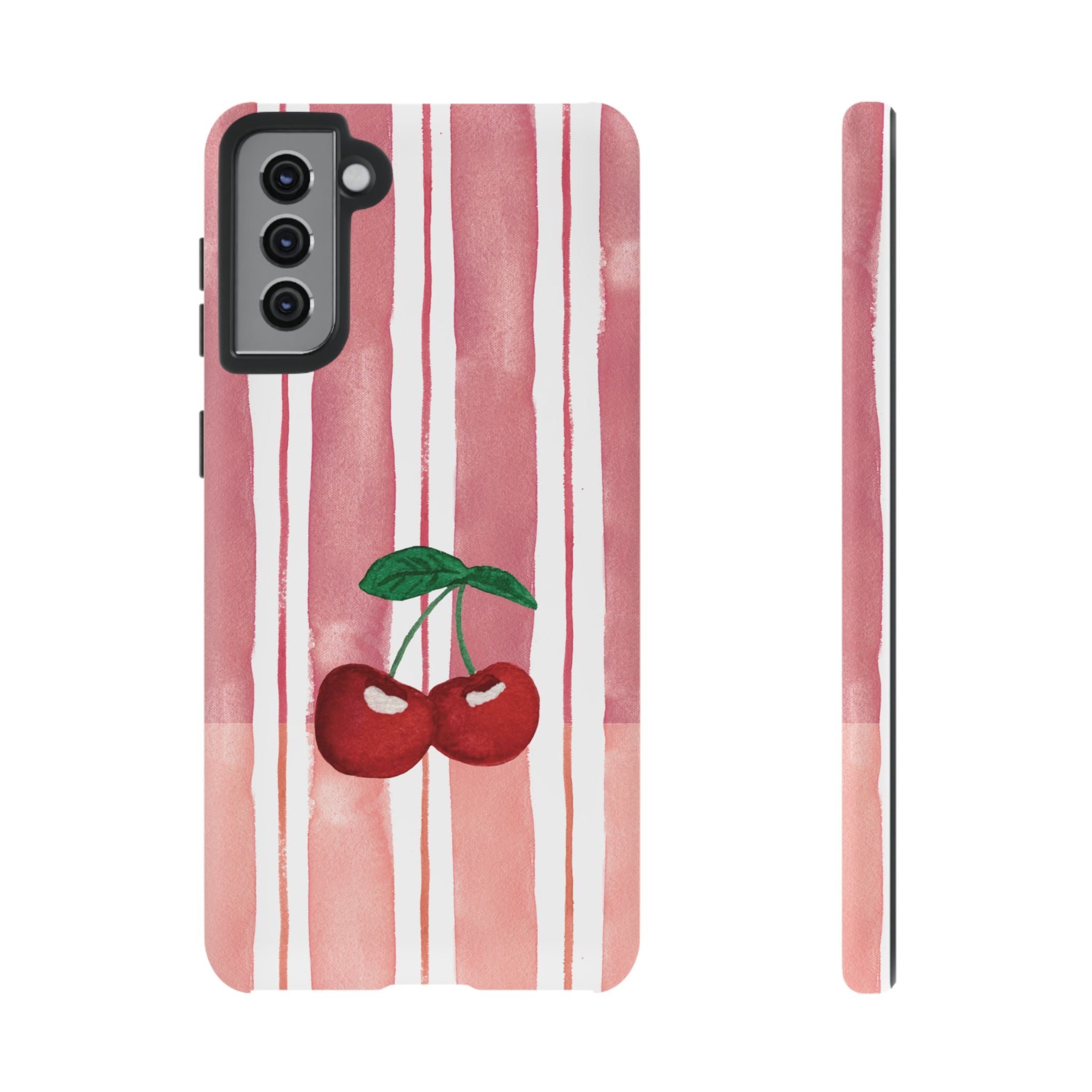 Cherry Orchard Stripes Phone Case