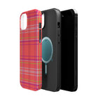 Golden Girl Plaid Magnetic Phone Case