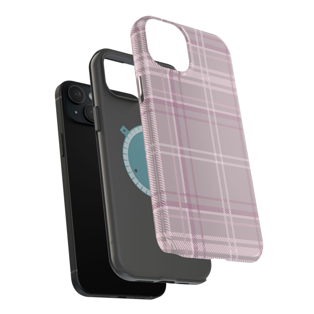 The Plaid Edit Mauve Phone Case