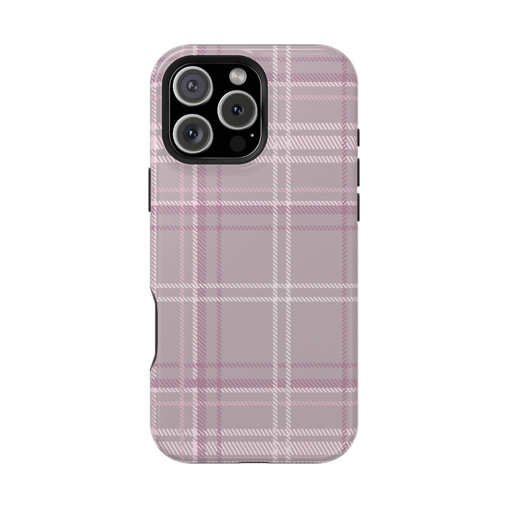 The Plaid Edit Mauve Phone Case