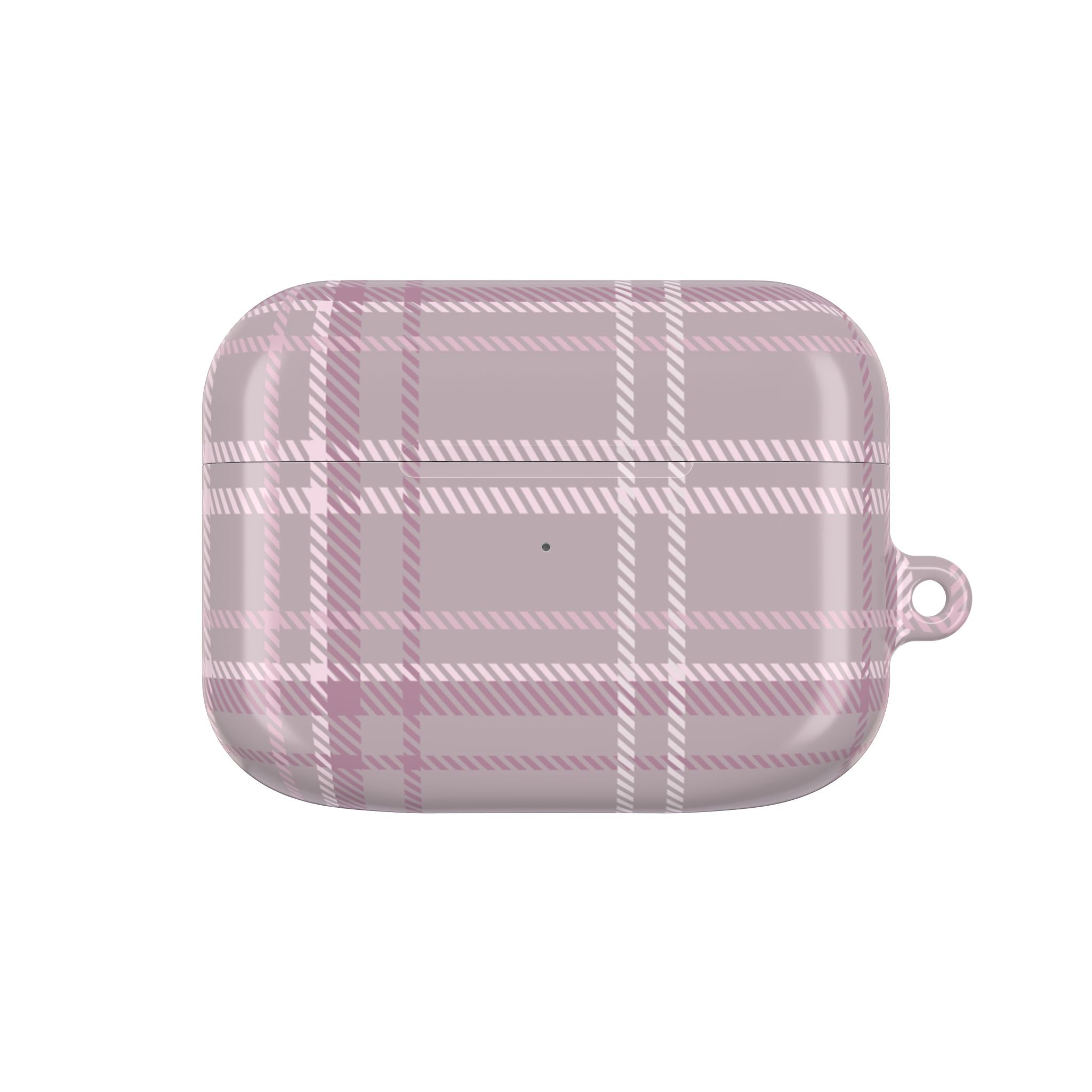 The Plaid Edit Mauve AirPod Case
