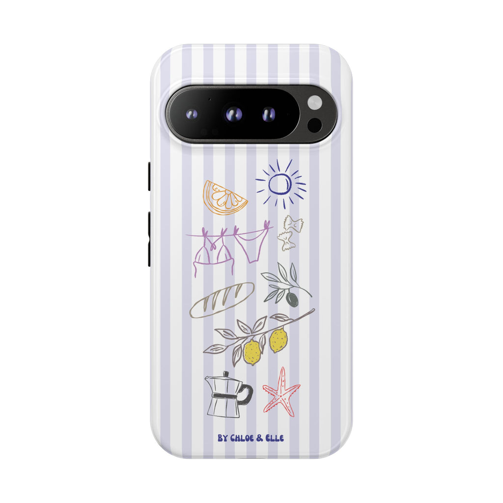 Amalfi Dreaming Blue Waters Phone Case