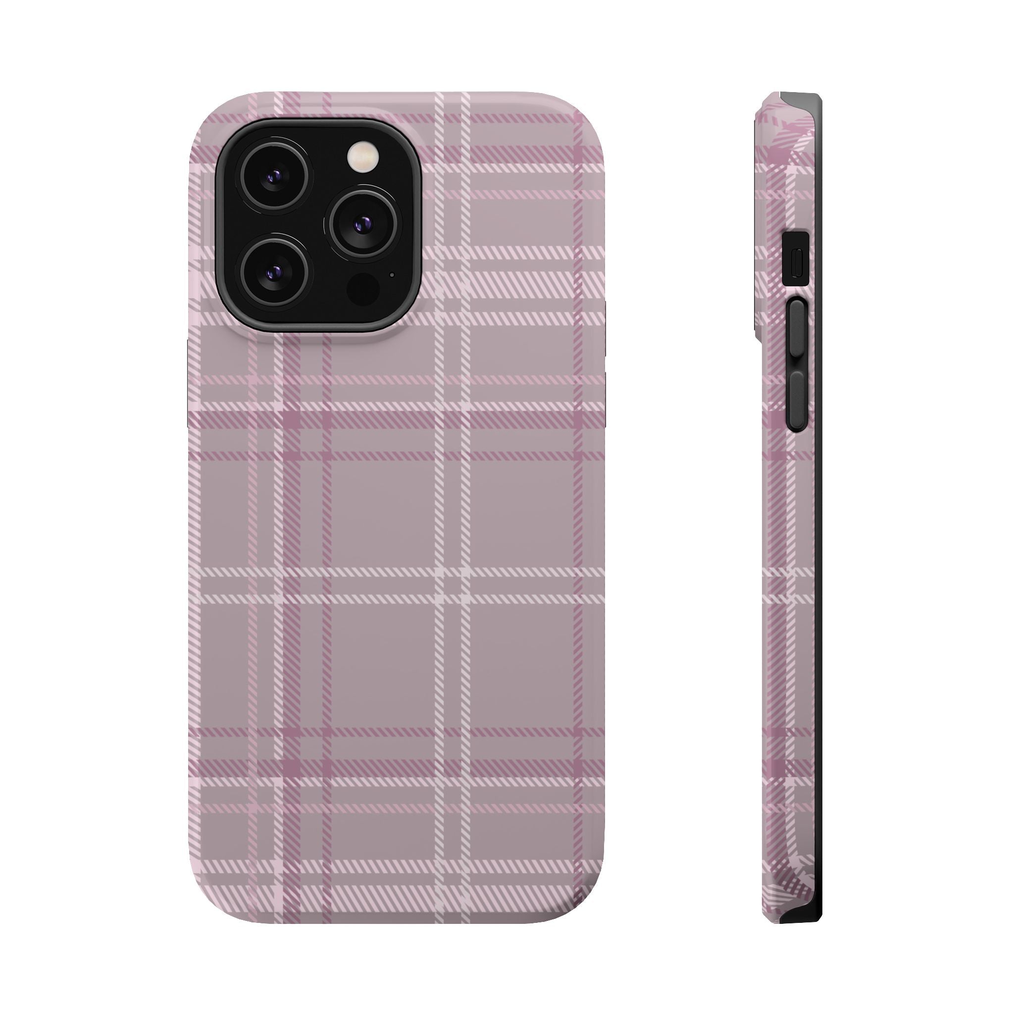 The Plaid Edit Mauve Phone Case