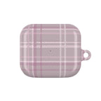 The Plaid Edit Mauve AirPod Case