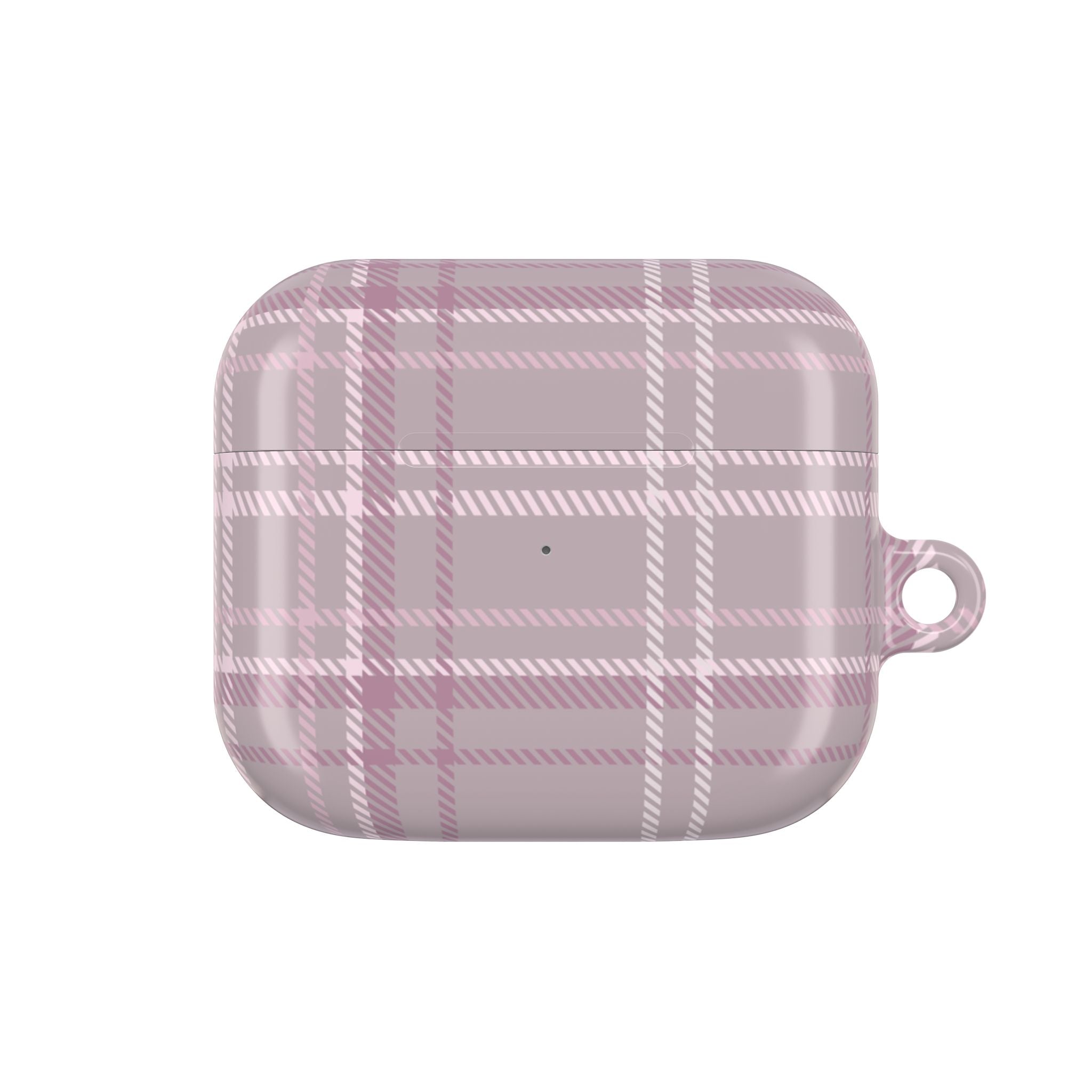 The Plaid Edit Mauve AirPod Case