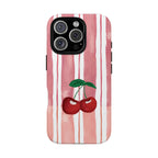 Cherry Orchard Stripes Phone Case