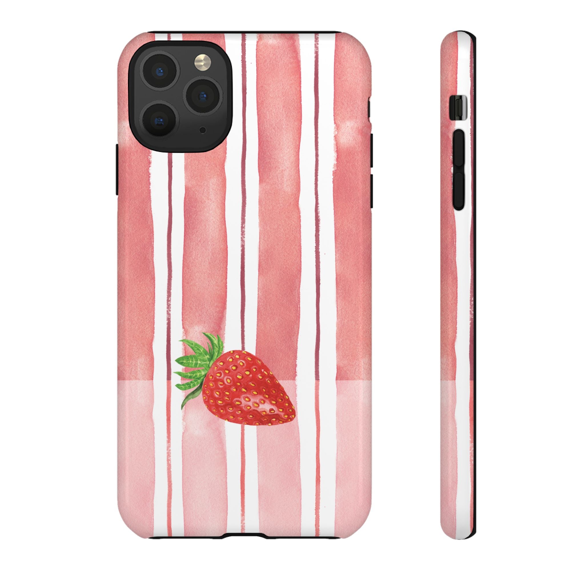 Strawberry Orchard Stripes Phone Case