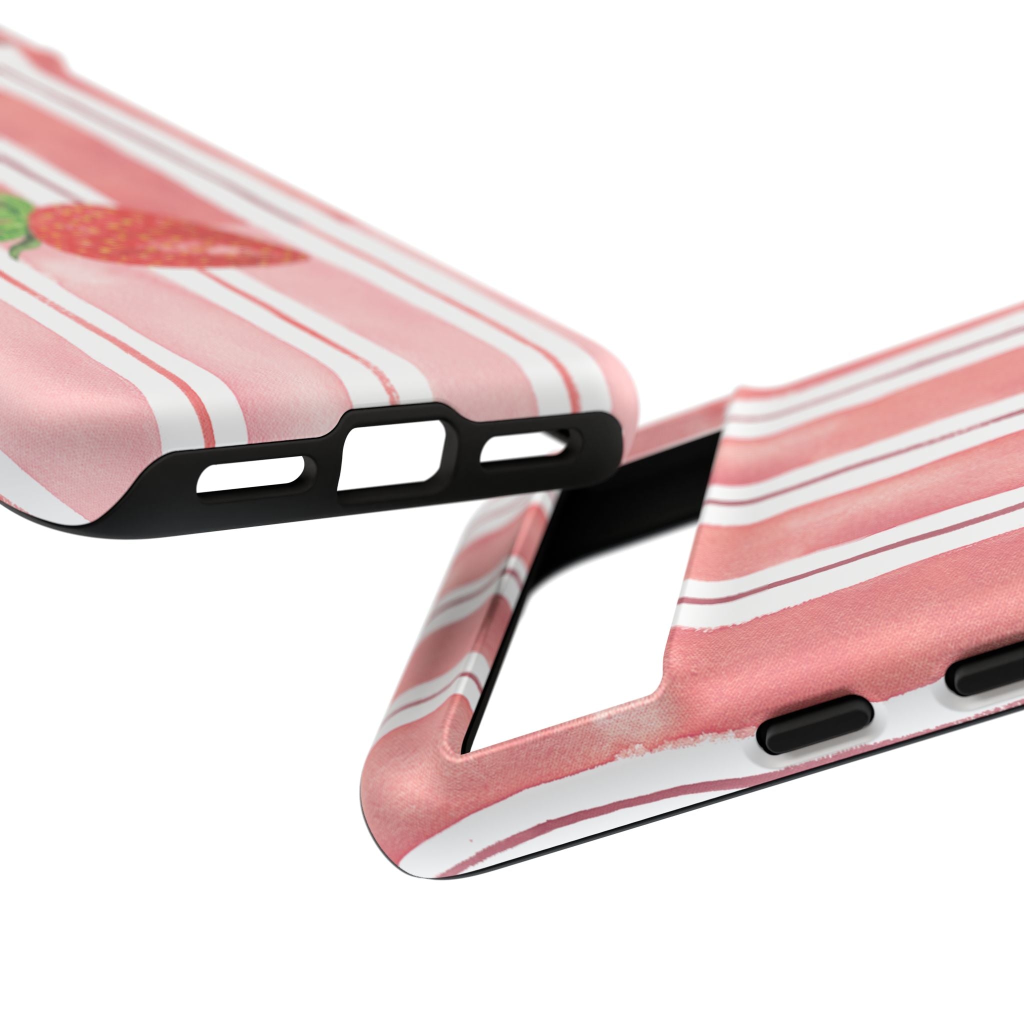 Strawberry Orchard Stripes Phone Case