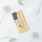 Lemon Orchard Stripes Phone Case