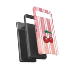 Cherry Orchard Stripes Phone Case