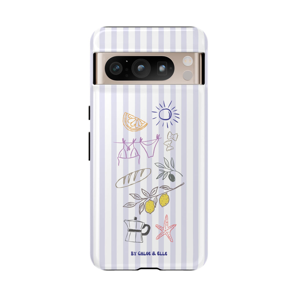 Amalfi Dreaming Blue Waters Phone Case