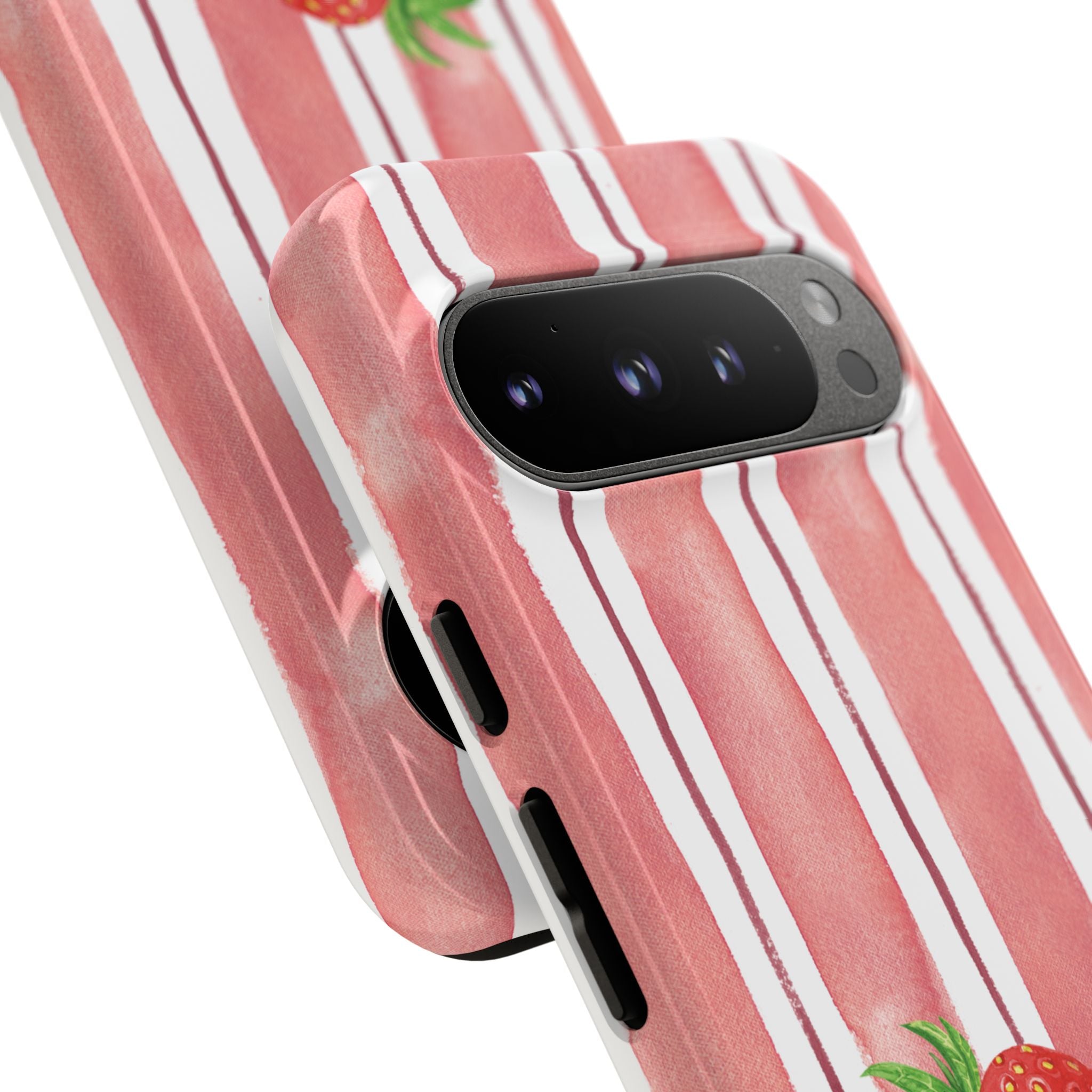 Strawberry Orchard Stripes Phone Case