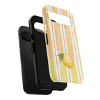 Lemon Orchard Stripes Phone Case