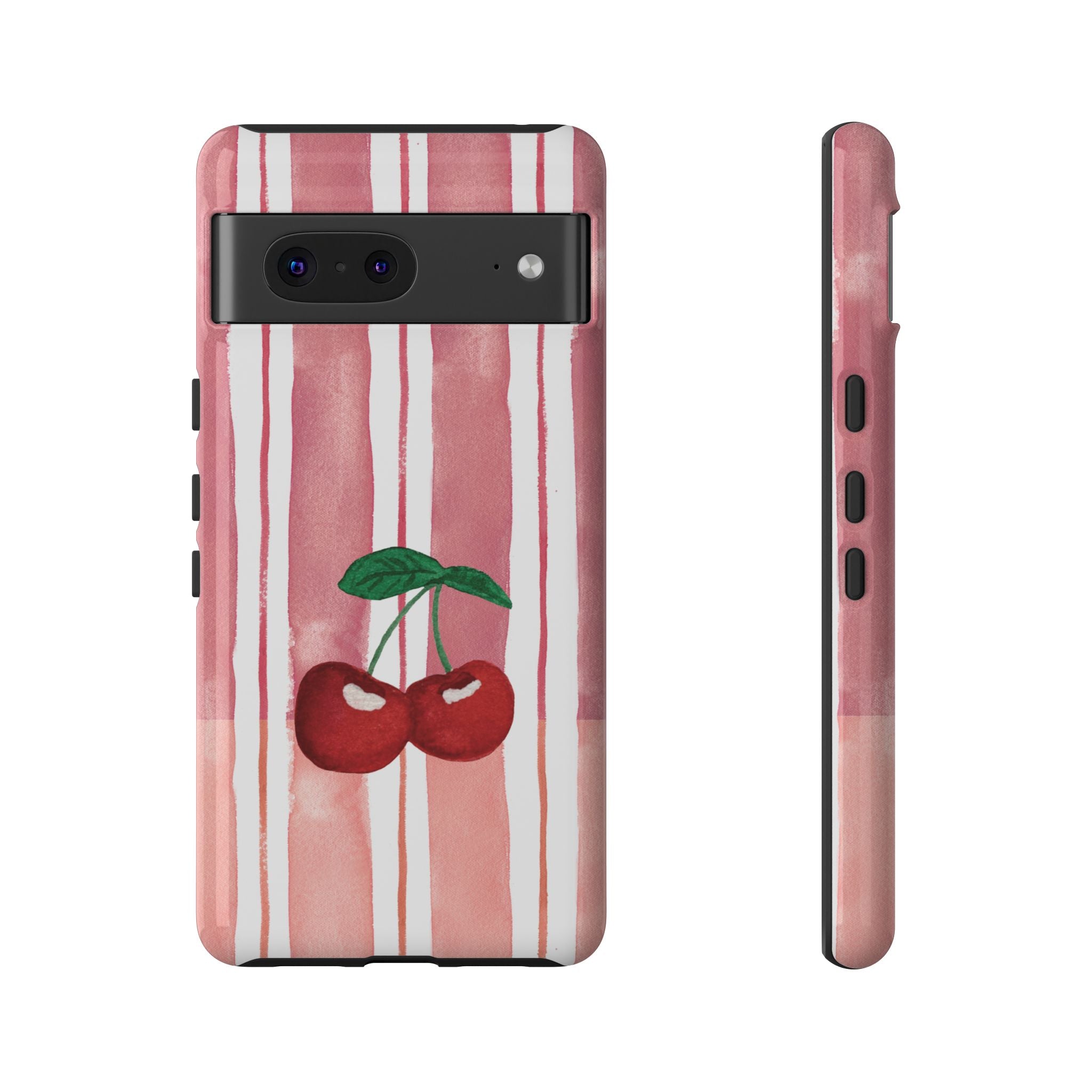 Cherry Orchard Stripes Phone Case
