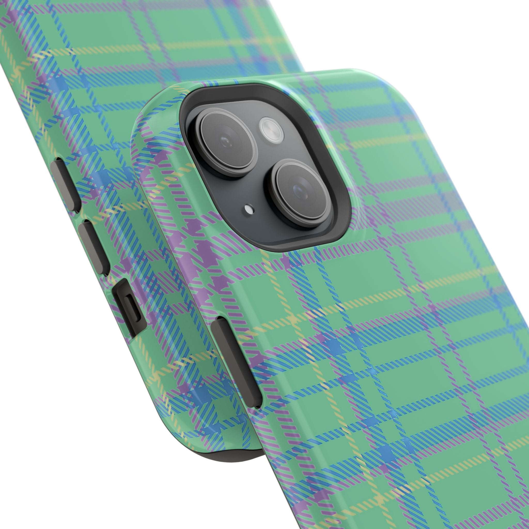 Fresh Energy Plaid Magnetic Phone Case