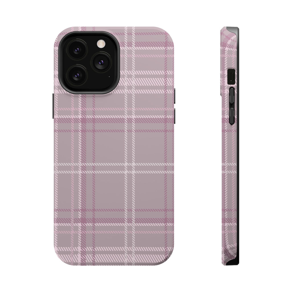The Plaid Edit Mauve Phone Case