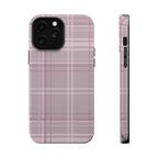 The Plaid Edit Mauve Phone Case