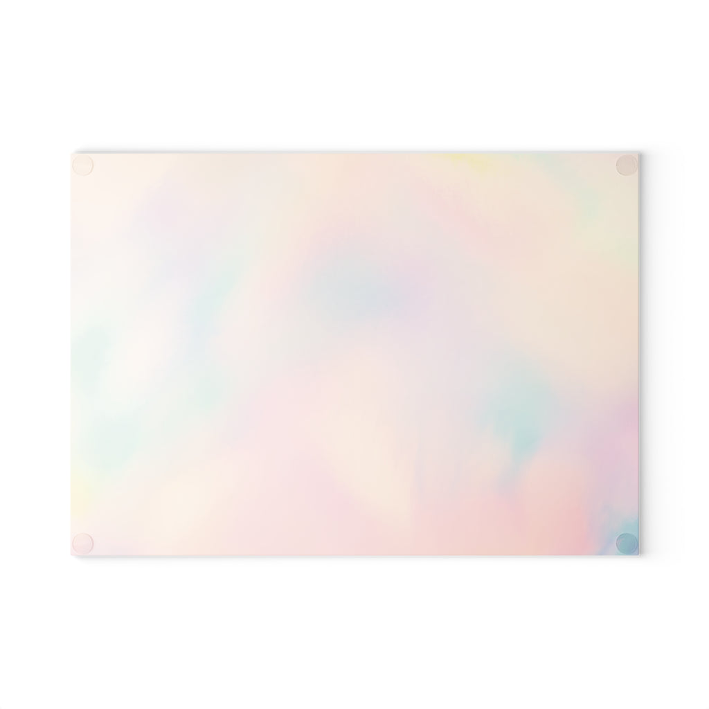 Peach Prism Dreamscape Glass Cutting Board