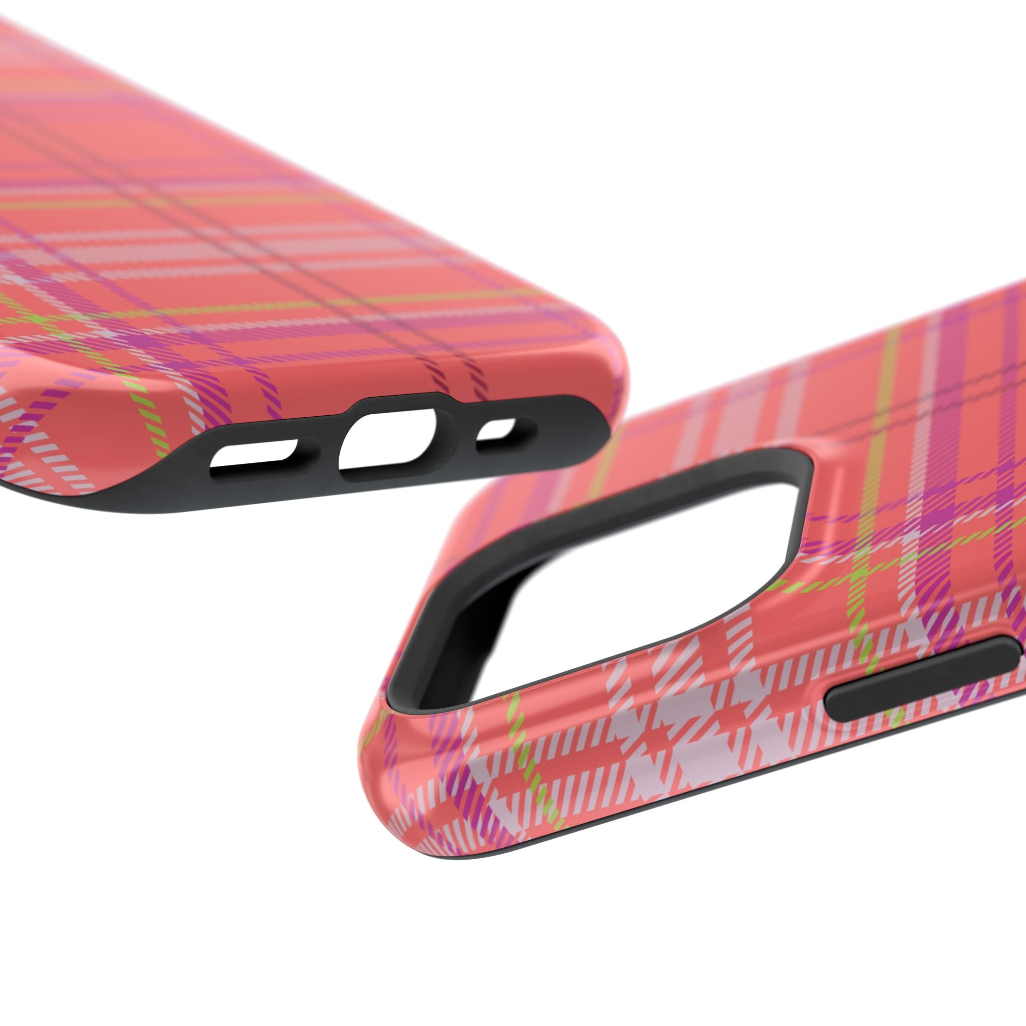 Golden Girl Plaid Magnetic Phone Case