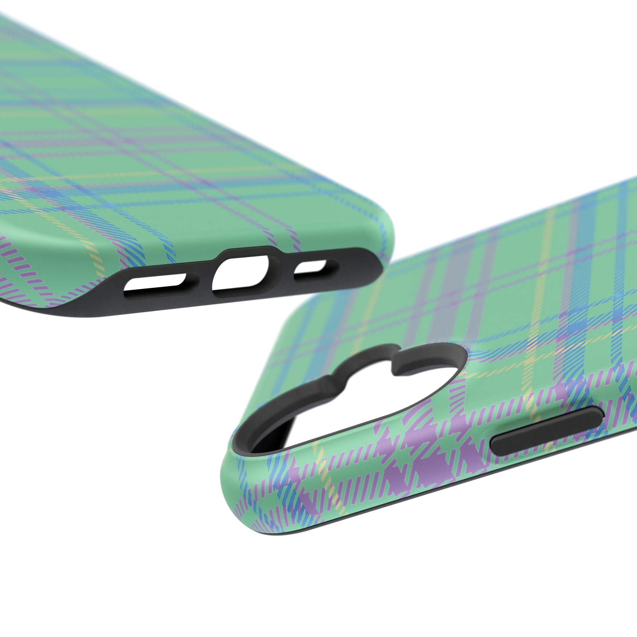 Fresh Energy Plaid Magnetic Phone Case