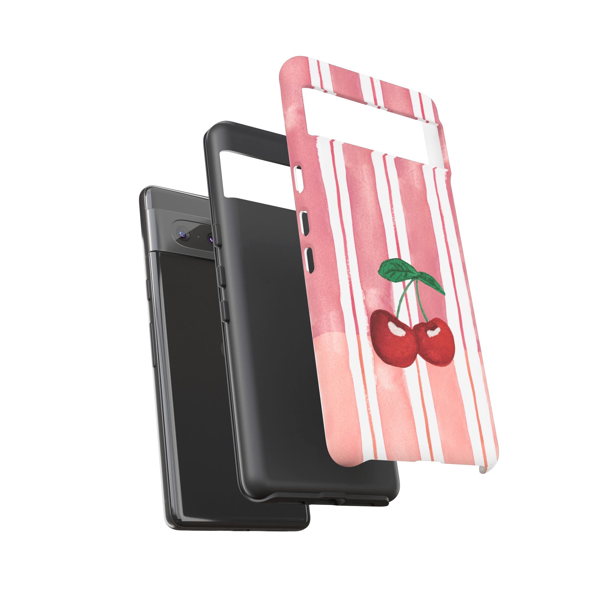 Cherry Orchard Stripes Phone Case
