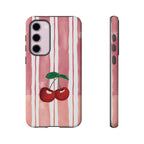 Cherry Orchard Stripes Phone Case