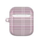The Plaid Edit Mauve AirPod Case