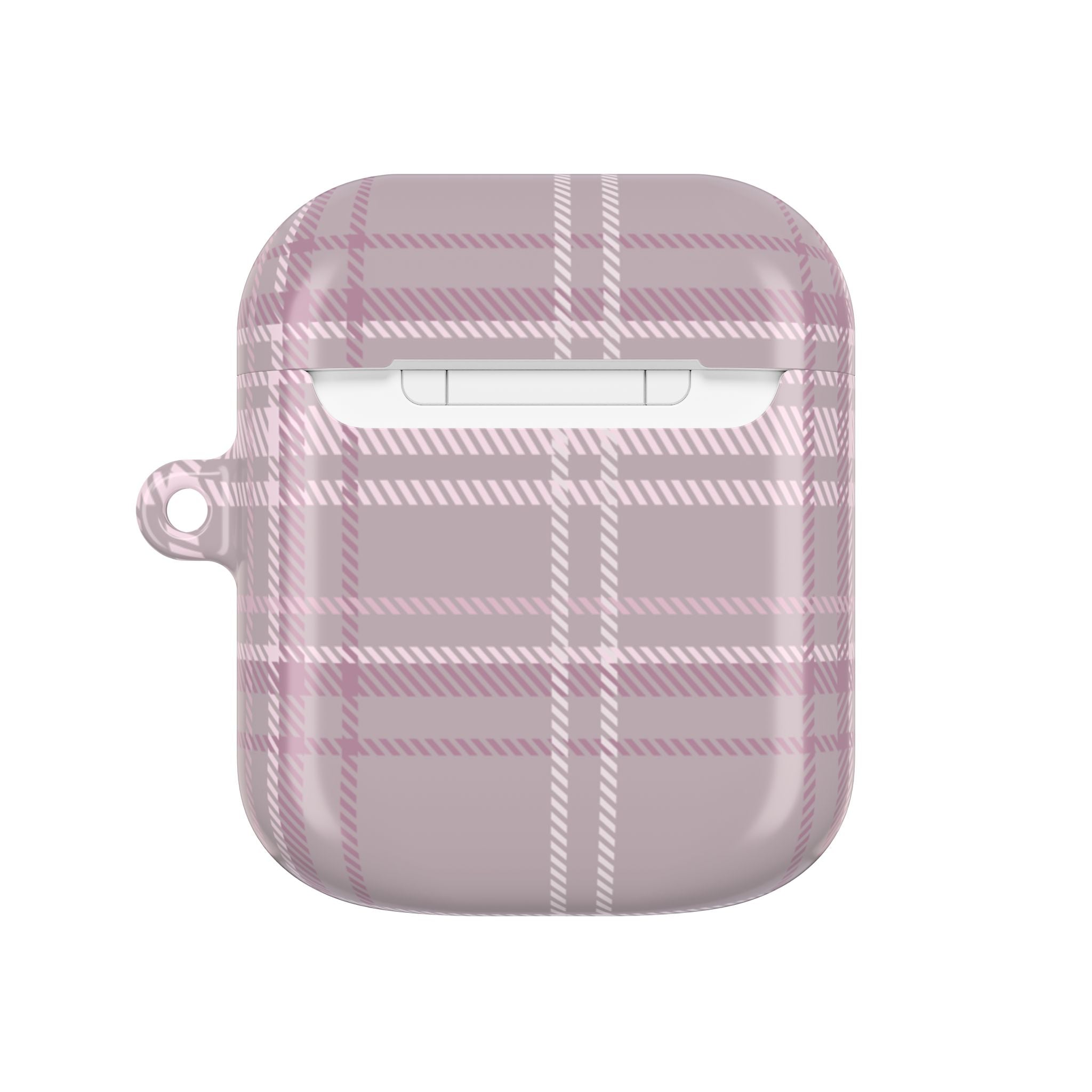 The Plaid Edit Mauve AirPod Case