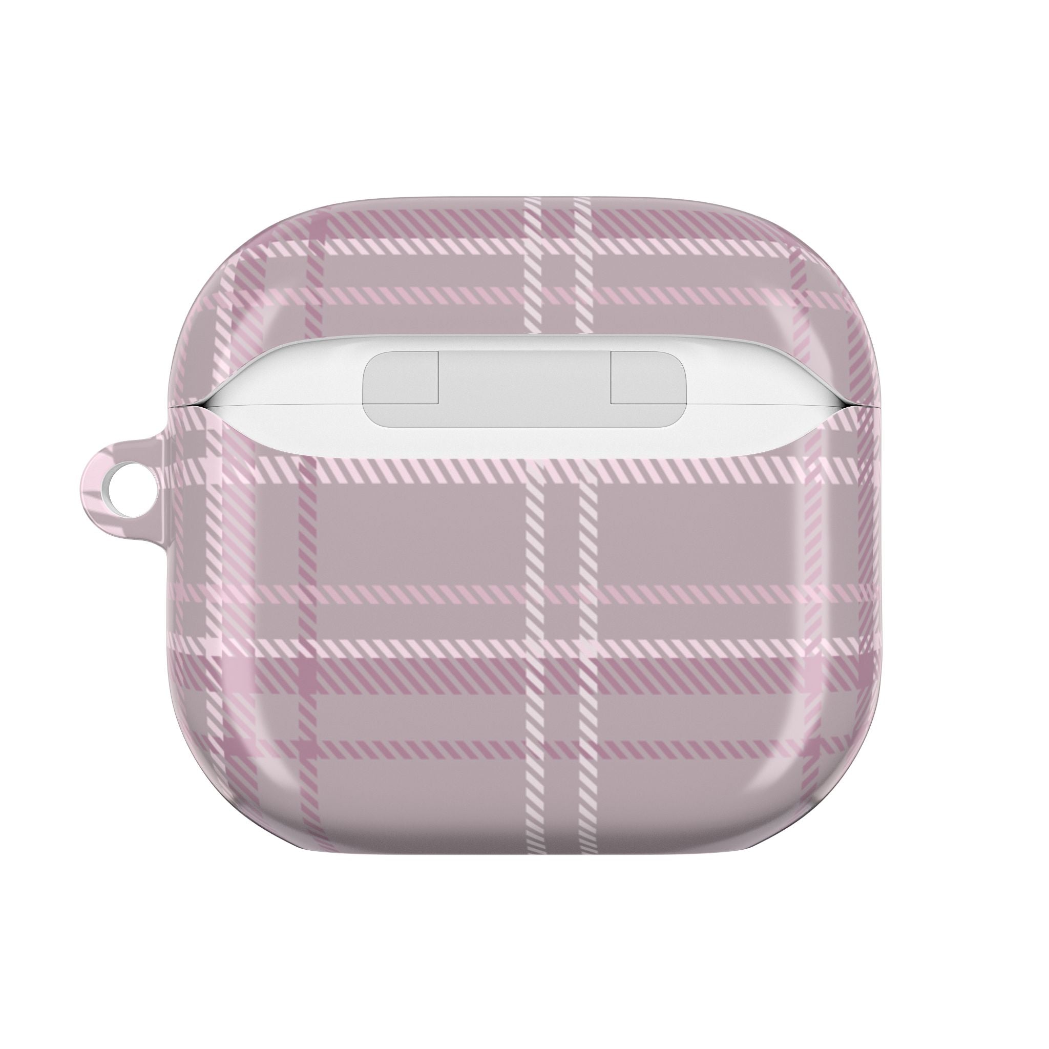 The Plaid Edit Mauve AirPod Case