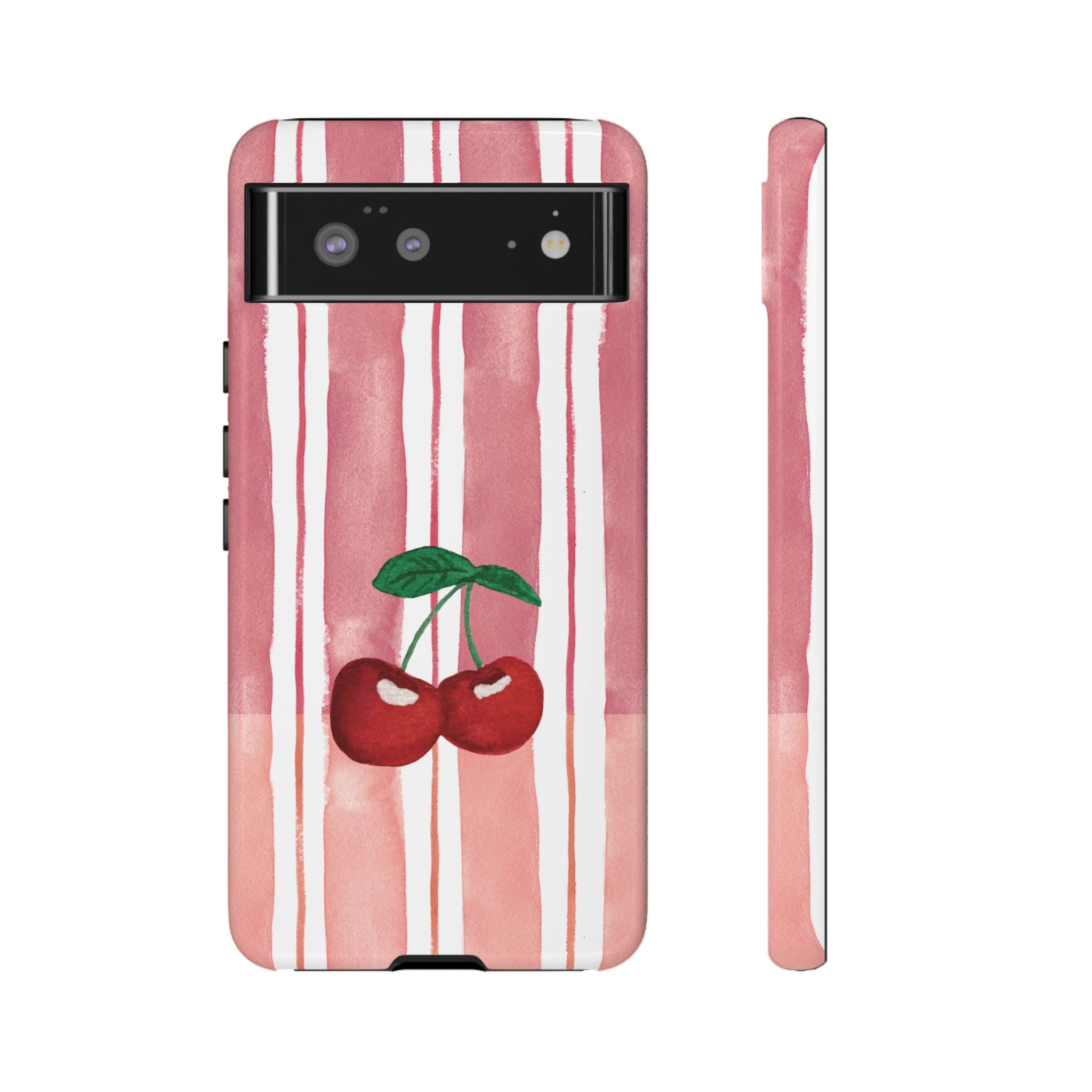 Cherry Orchard Stripes Phone Case