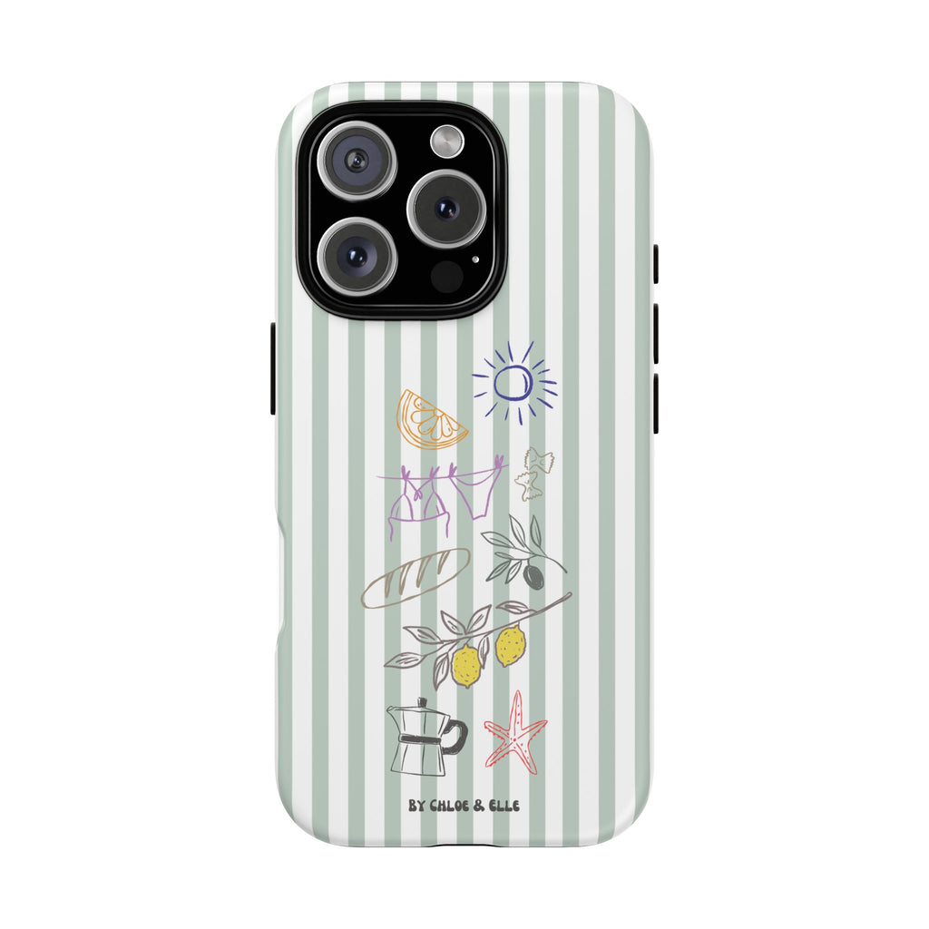 Amalfi Dreaming Olive Phone Case