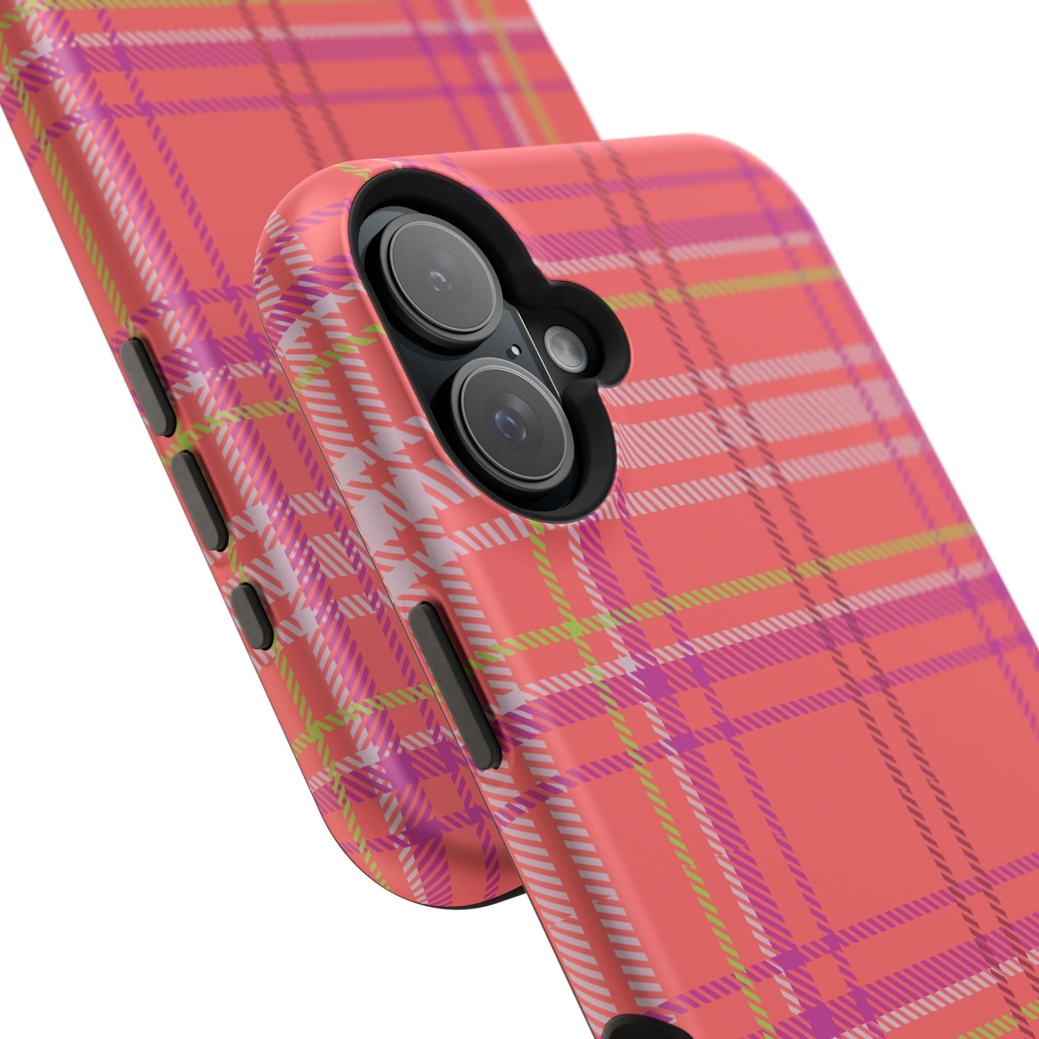 Golden Girl Plaid Magnetic Phone Case