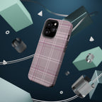 The Plaid Edit Mauve Phone Case