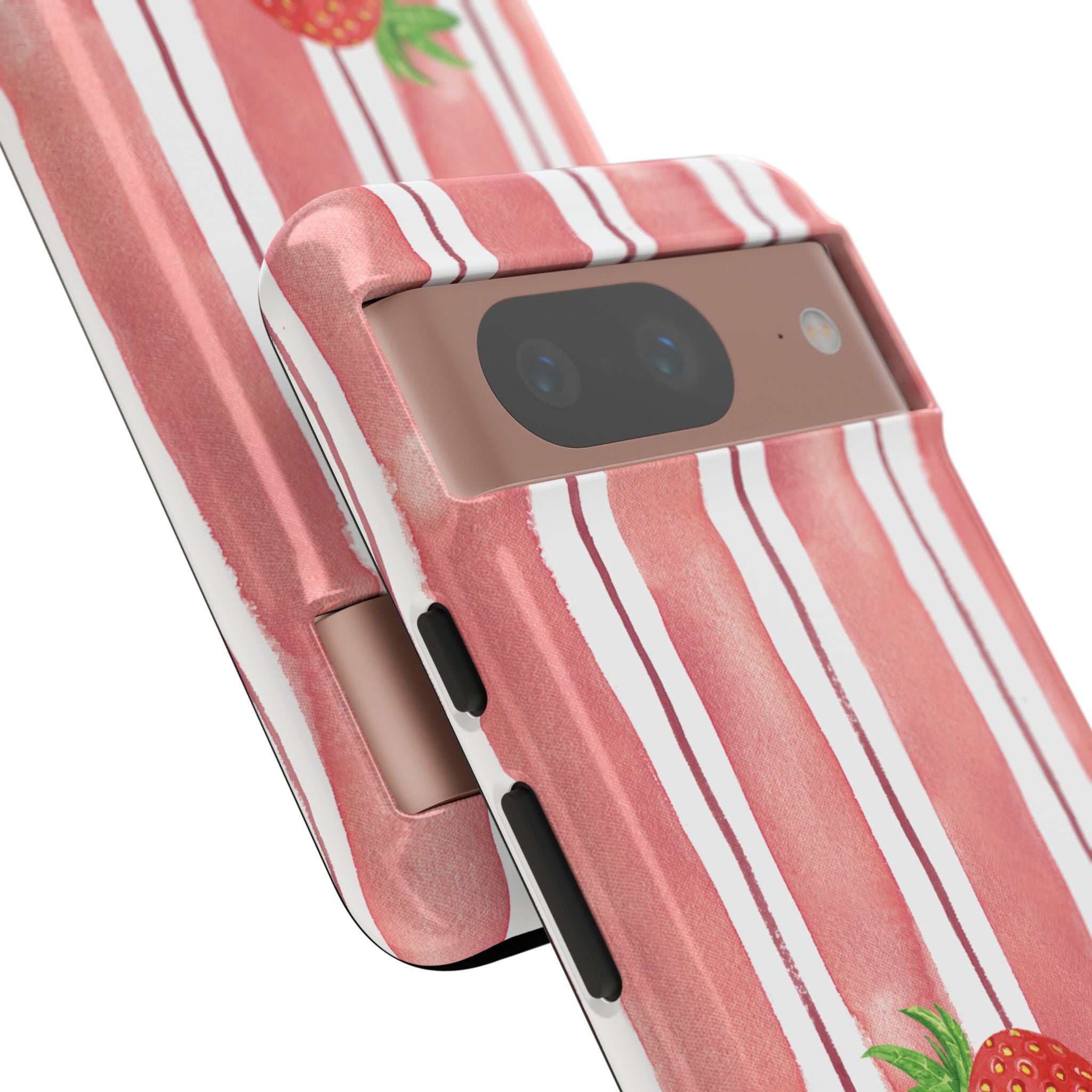 Strawberry Orchard Stripes Phone Case