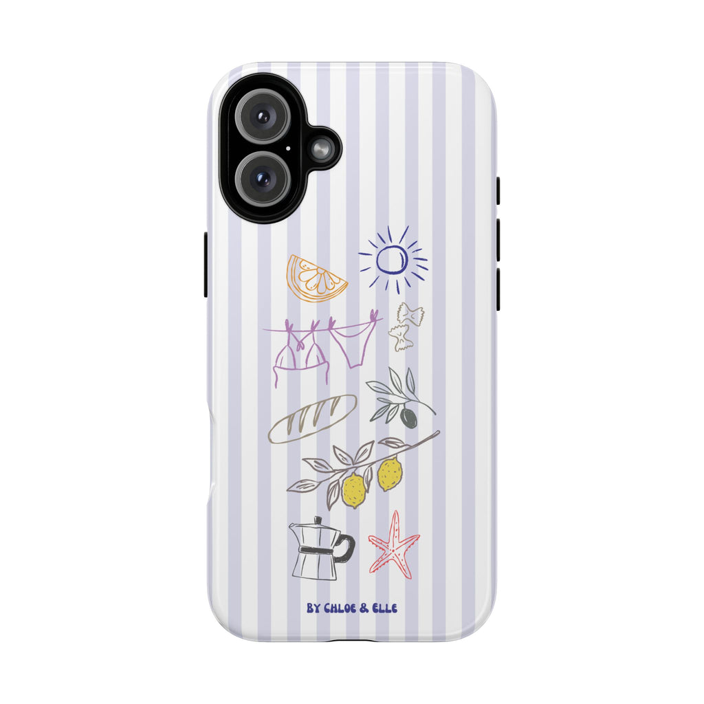 Amalfi Dreaming Blue Waters Phone Case